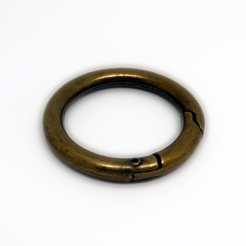 Golden Ring Clasp Metal Closure 40mm for Bags and Straps #24
