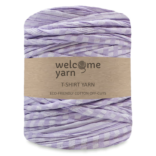T-shirt Yarn Violet Stripes