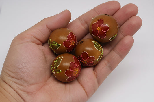 Perles en bois pour macramé