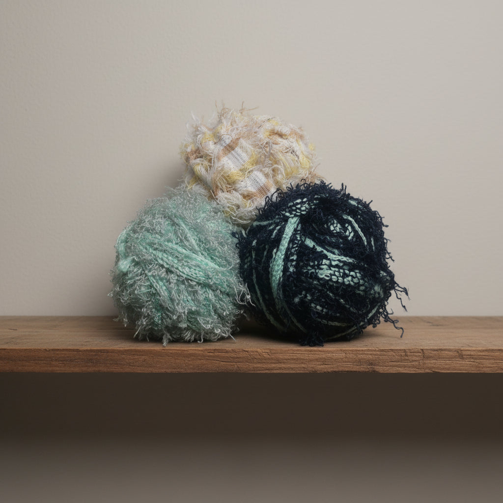 600g Fio Reciclado Franjado Reciclado - 2ª qualidade