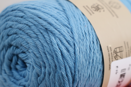 Pack 3 x Barbante M 125g / 100m - Rosa Salmão, Azul e Rosa Coral