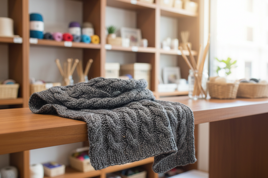 Algodão Rústico Preto e Cinza