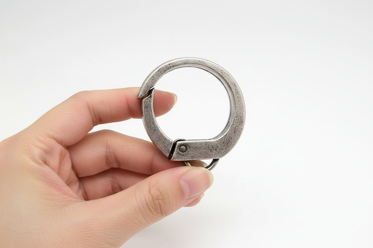 Ring Clasp Metal Closure 30mm for Bags and Straps #23