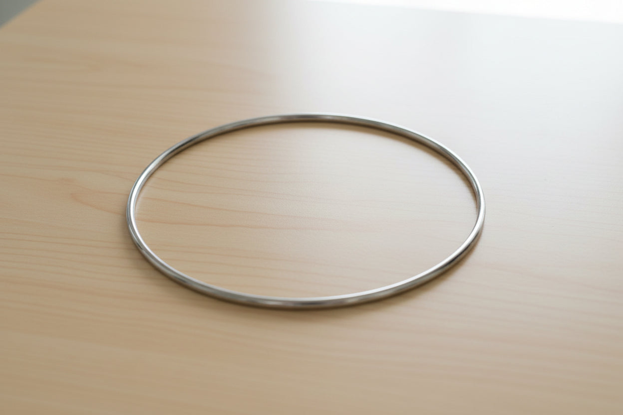 Shiny Metal Hoop 15cm