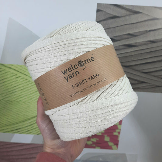 T-shirt Yarn Ivory