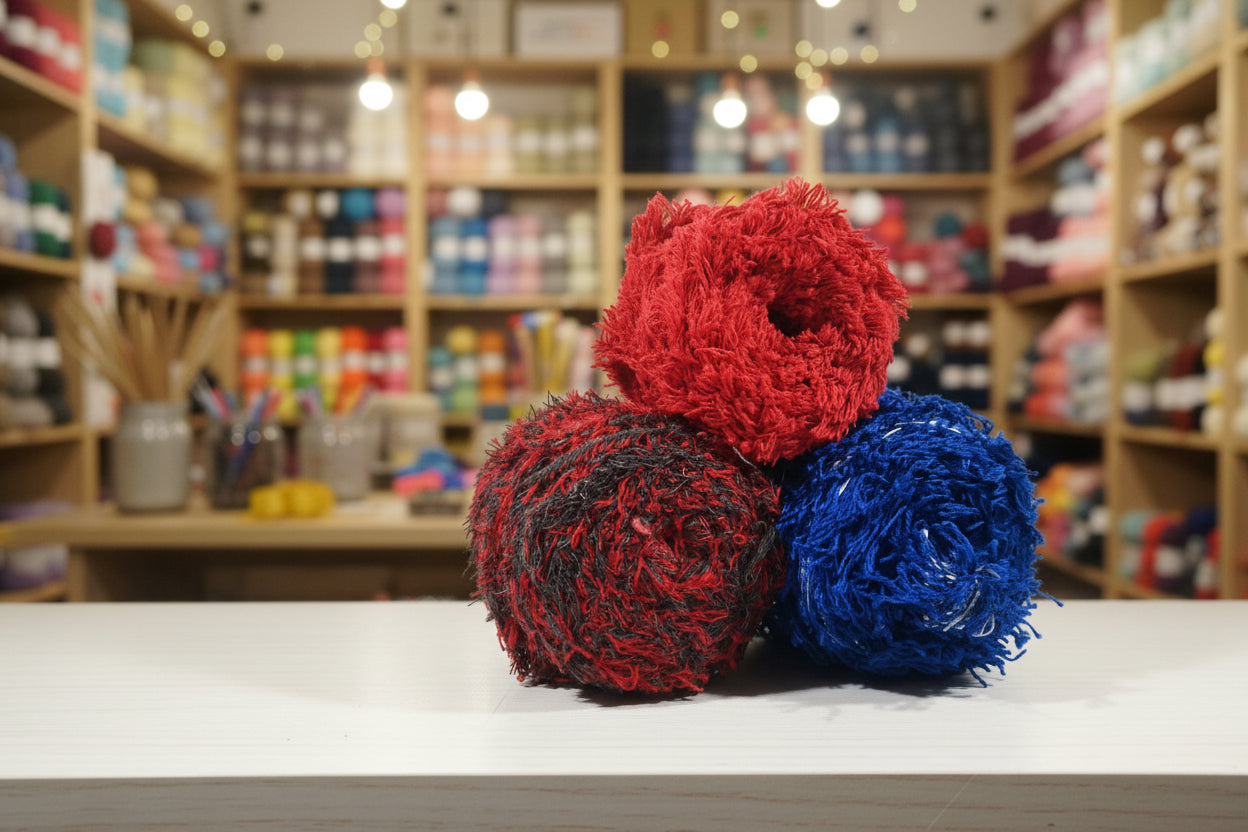 1Kg Fio Franjado Reciclado - 2ª qualidade