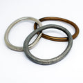 Oval Metal Rings Craft Set – 3pcs 65mmx50mm – Gold, Shiny Silver & Dull Mottled Finish #30