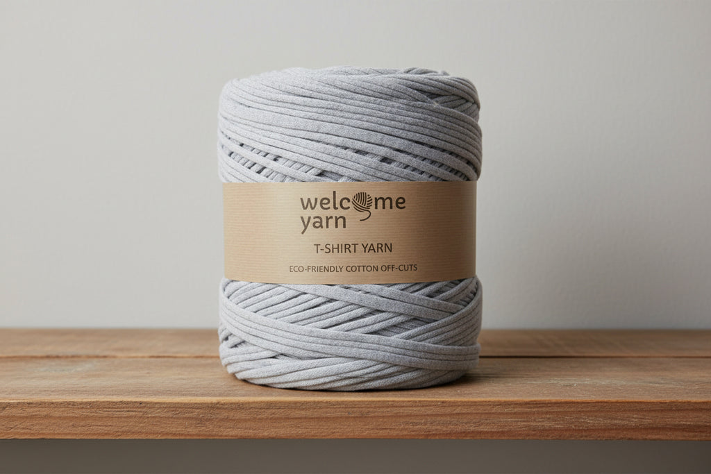 T-shirt Yarn Mottled Grey