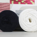 T-shirt Yarn Pack 2x - Dark Blue and White