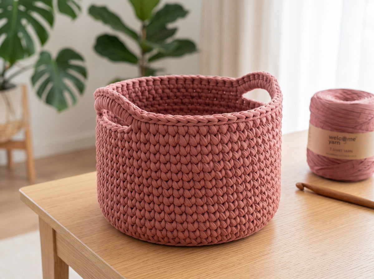 Fio de Malha Trapilho 120m – Rosa Terracota Acetinado