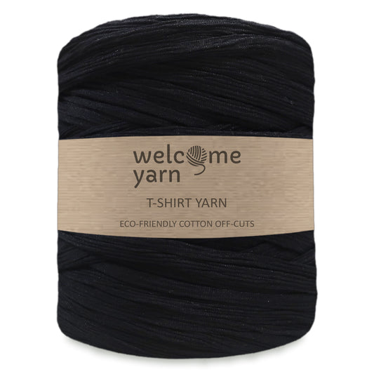 T-shirt Yarn Black - 2nd Quality