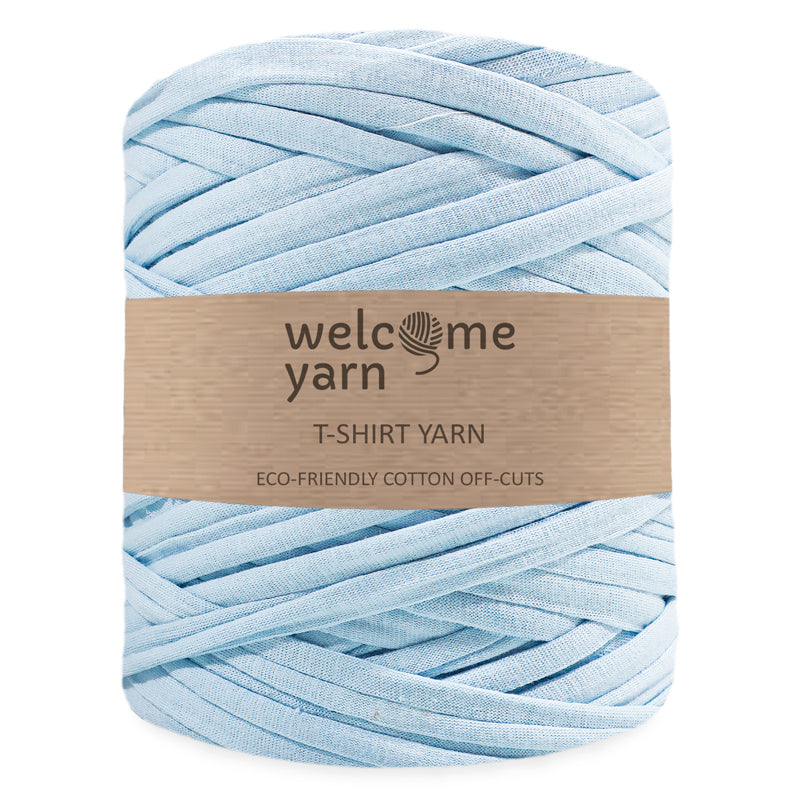 T-shirt Yarn Soft Blue - 2nd Quality