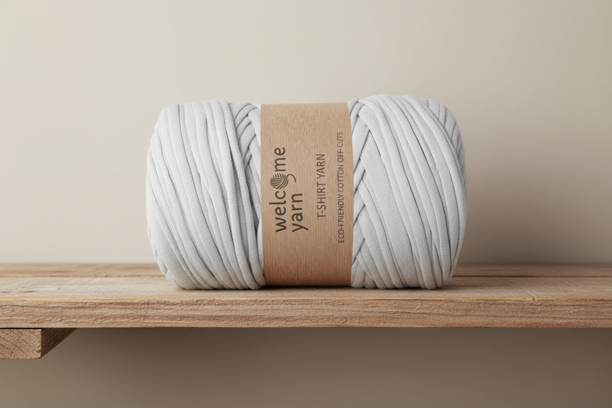 T-shirt Yarn Light Grey