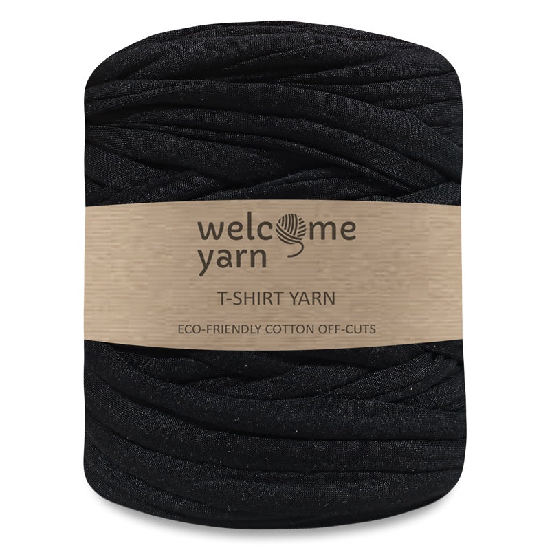 T-shirt Yarn Black