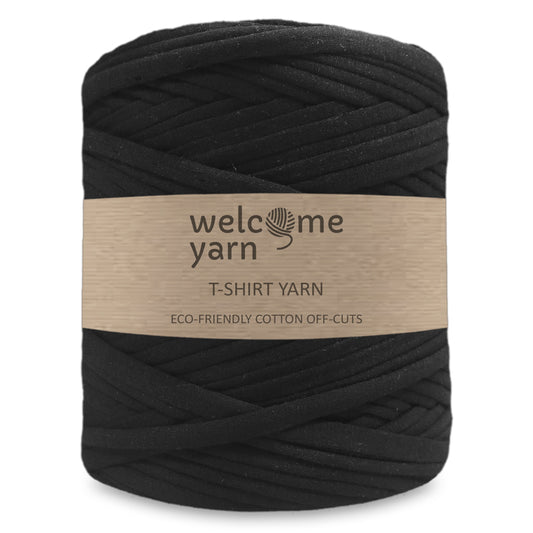 T-shirt Yarn Black - 2nd Quality