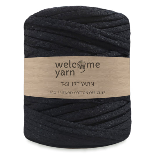 T-shirt Yarn Perforated Black