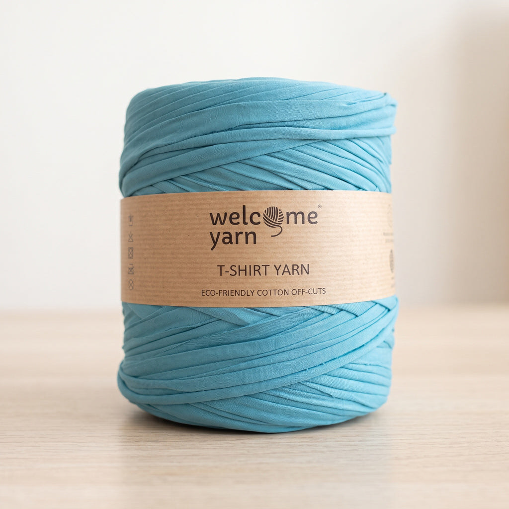 Trapilho Reciclado WelcomeYarn 120m – Verde Petróleo | Fio de Malha Made in Portugal
