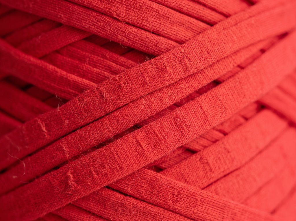 Trapilho Reciclado WelcomeYarn 120m – Vermelho Paixão | Fio de Malha Made in Portugal