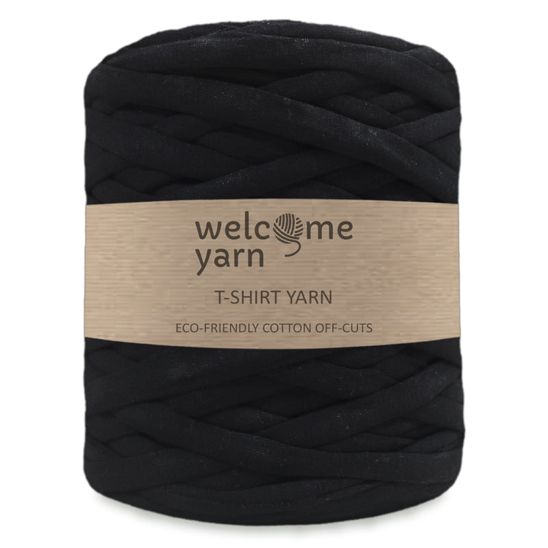 T-shirt Yarn Black - 2nd Quality