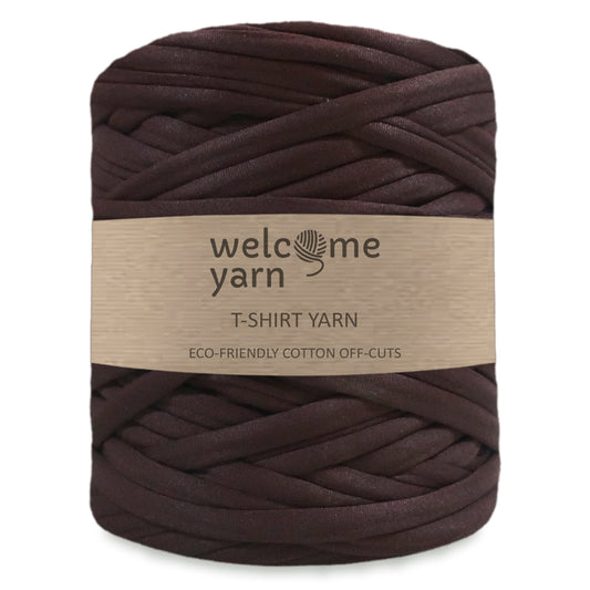 T-shirt Yarn Dark Red-Brown - 2nd Quality