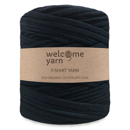 T-shirt Yarn Blue-Black