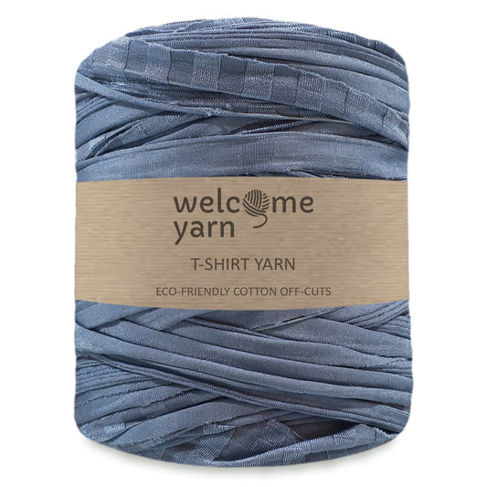 T-shirt Yarn Stretchy Blue Stripes