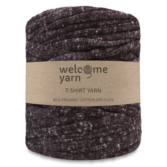 T-shirt Yarn Mottled Brown