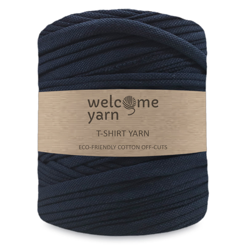 T-shirt Yarn Polo Dark Blue