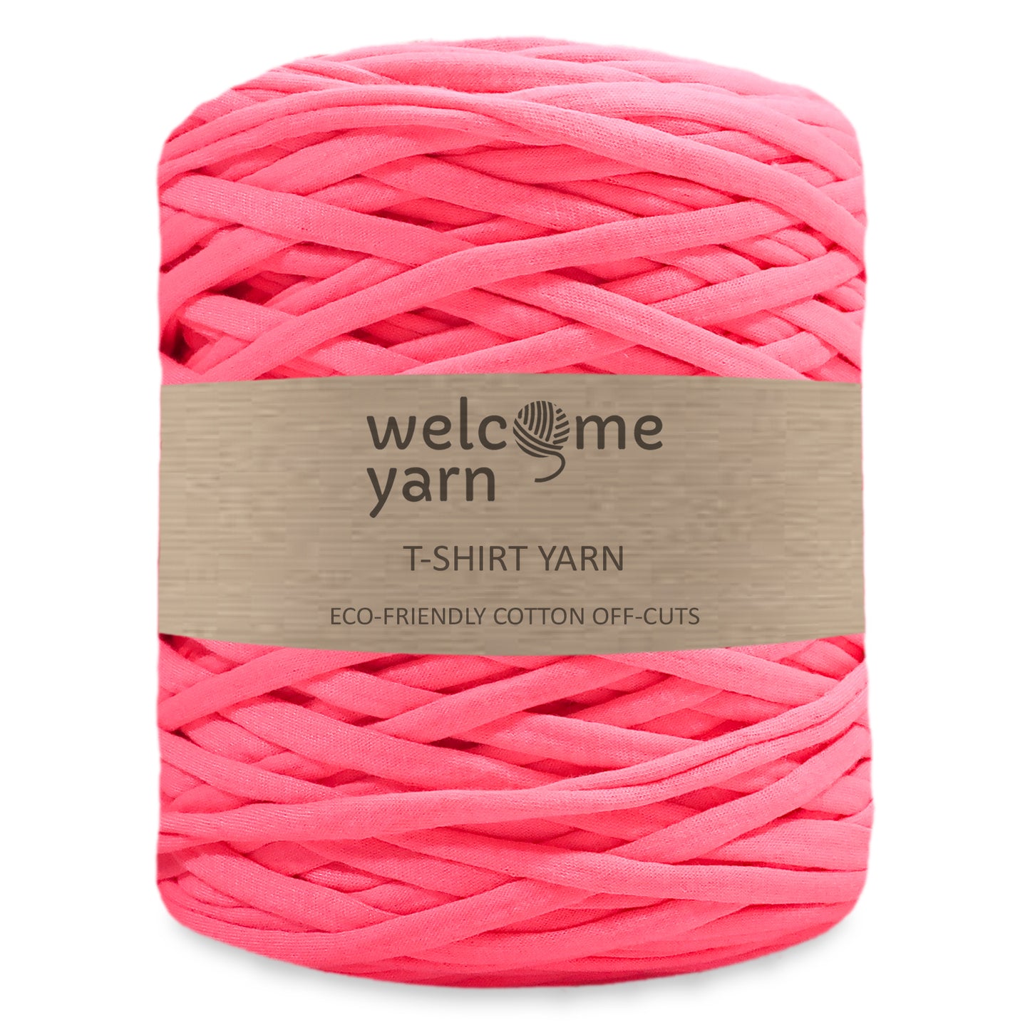 T-shirt Yarn Hot Pink - 2nd Quality