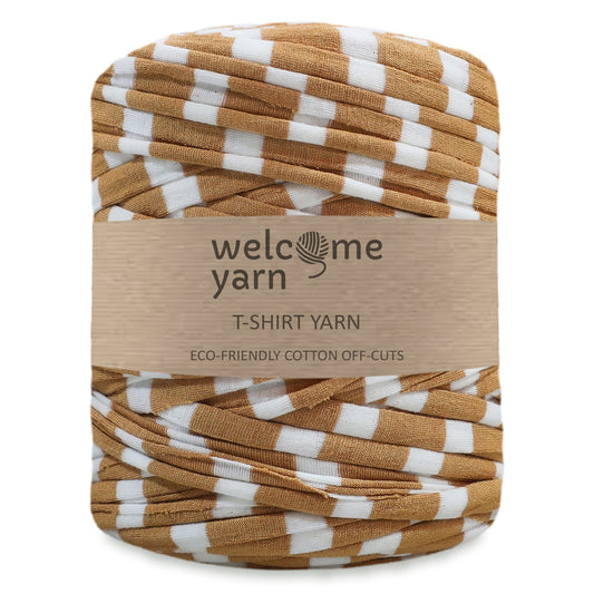 T-shirt Yarn Golden Stripes