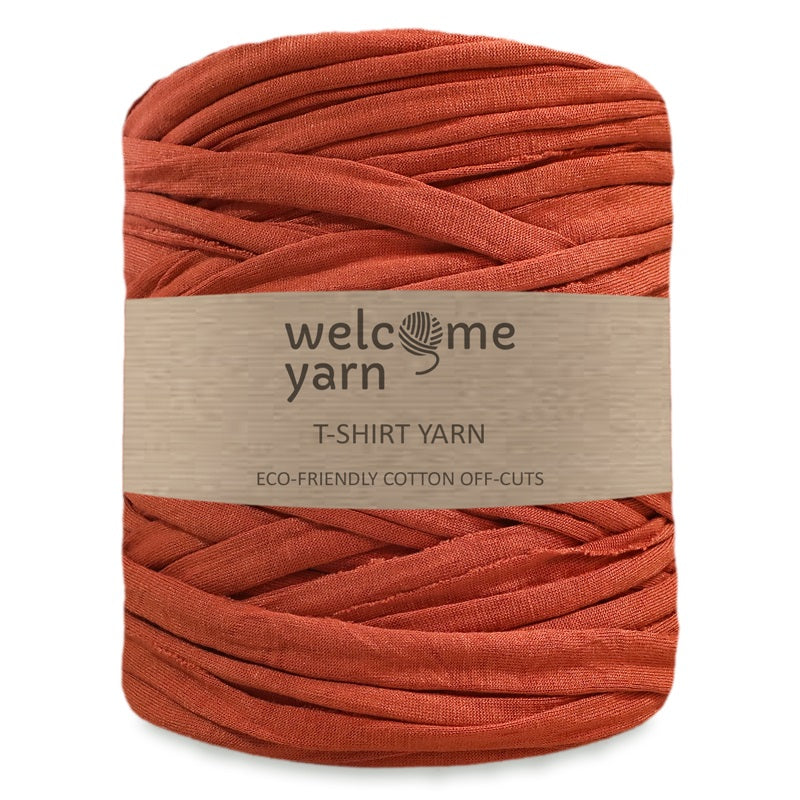 T-shirt Yarn Terracotta Orange