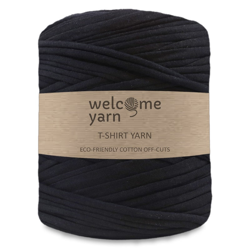 T-shirt Yarn Black