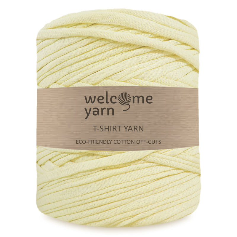 T-shirt Yarn Pale Yellow