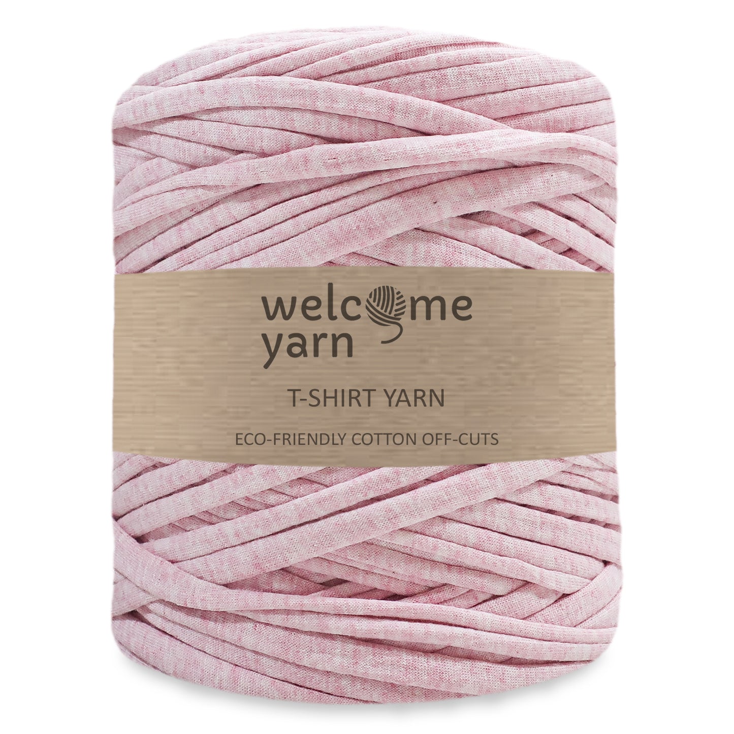 T-shirt Yarn Light Pink - 2nd Quality