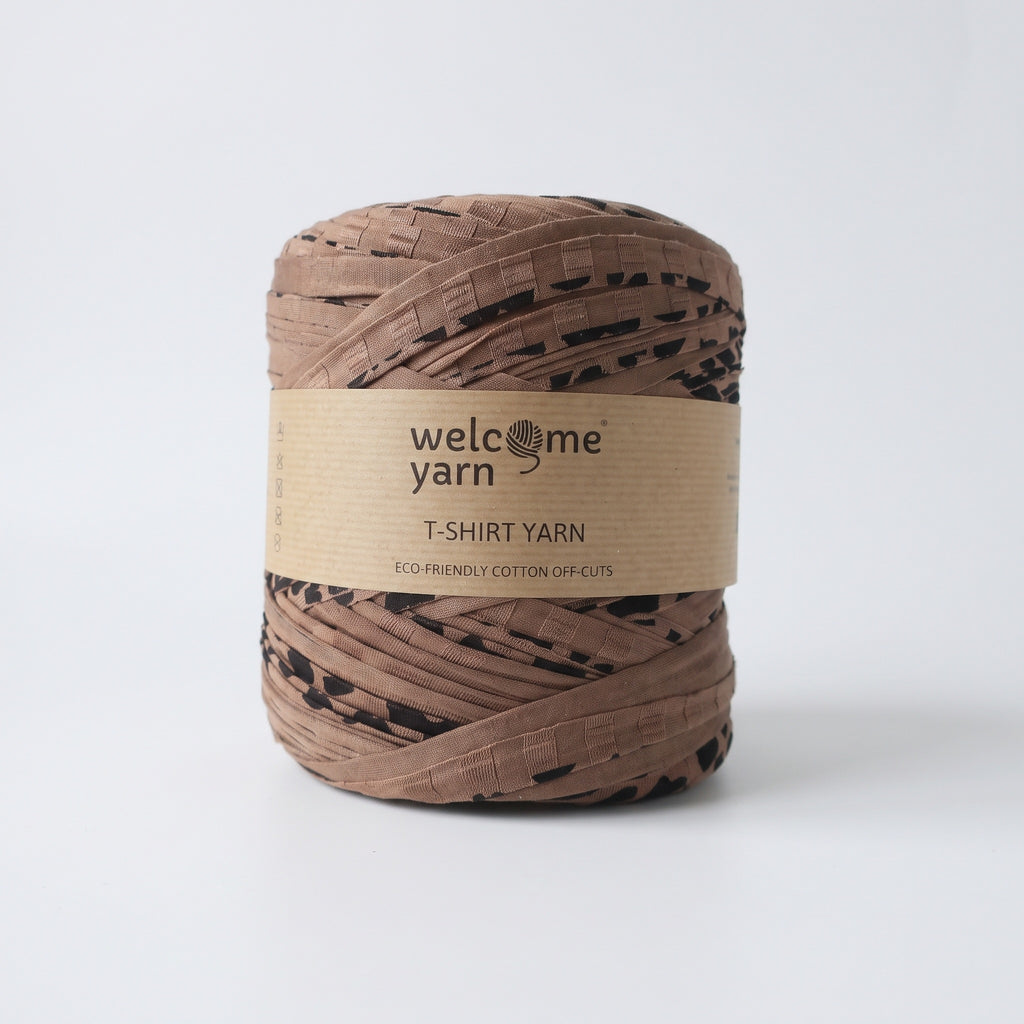 Trapilho Matizado Castanho e Preto com Elasticidade (120m) – WelcomeYarn