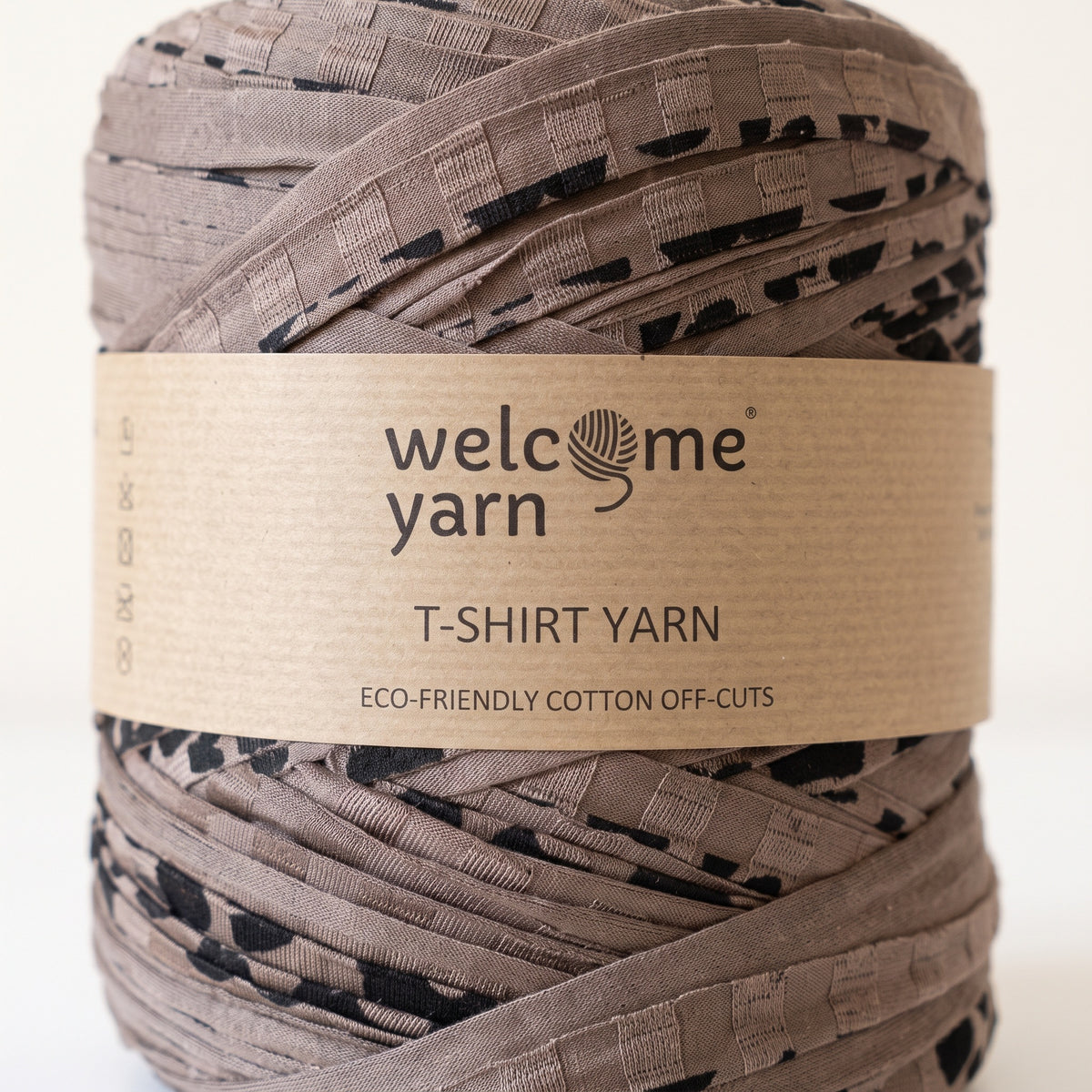 Trapilho Matizado Castanho e Preto com Elasticidade (120m) – WelcomeYarn