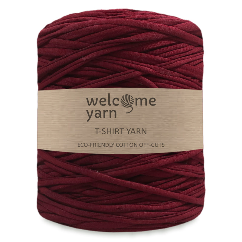 T-shirt Yarn Bordeaux - 2nd Quality