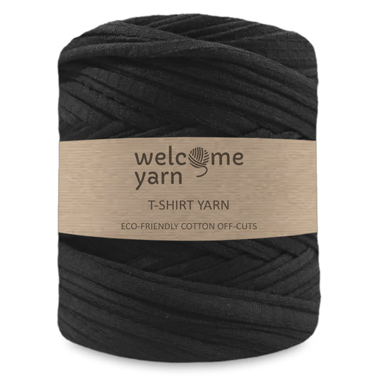 T-shirt Yarn Black