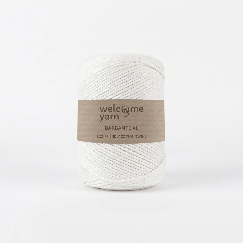 Fio Barbante XL Welcomeyarn Cru Claro – Algodão Reciclado 500g