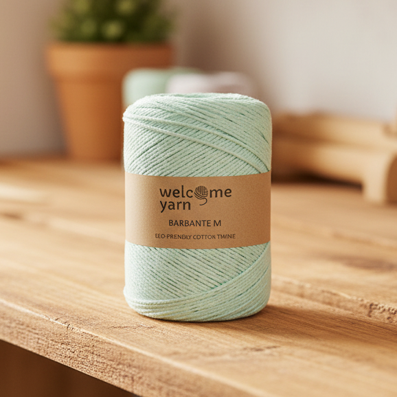Fio Barbante M 300g Verde Pastel