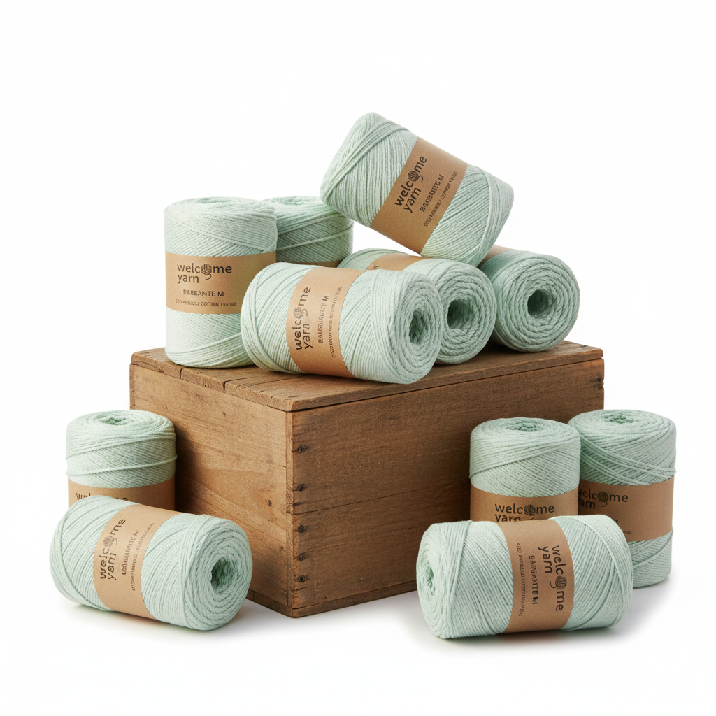 Fio Barbante M 300g Verde Pastel