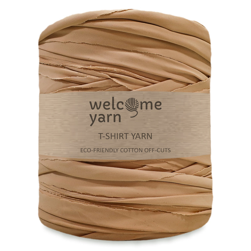 T-shirt Yarn Stretchy Beige