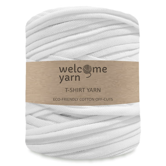 T-shirt Yarn Polo White