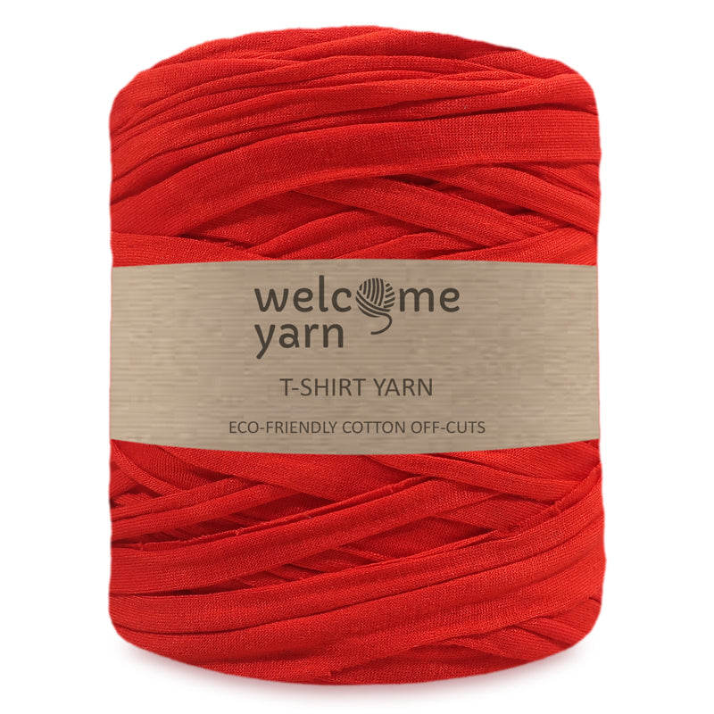 T-shirt Yarn Red-Orange