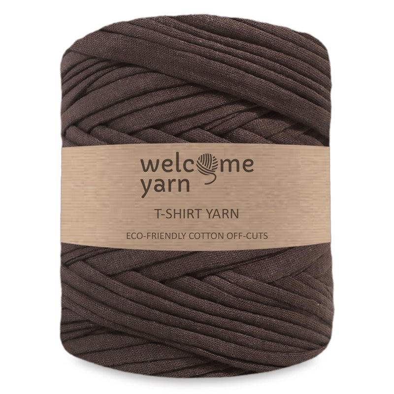 T-shirt Yarn Chocolate Brown
