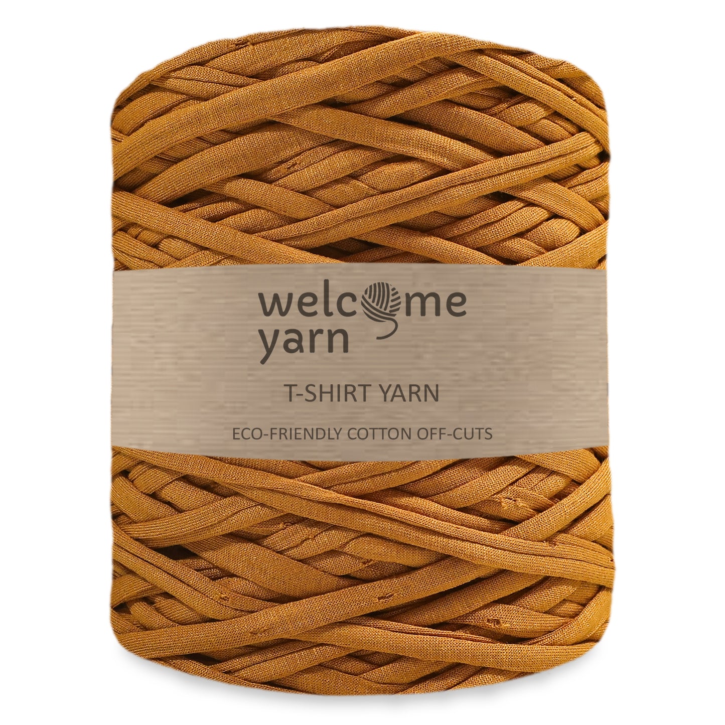 T-shirt Yarn Ochre Yellow - 2nd Quality