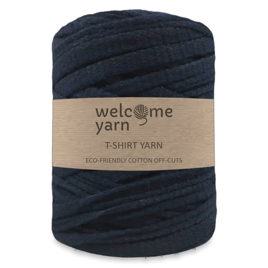 T-shirt Yarn Dark Blue - 2nd Quality