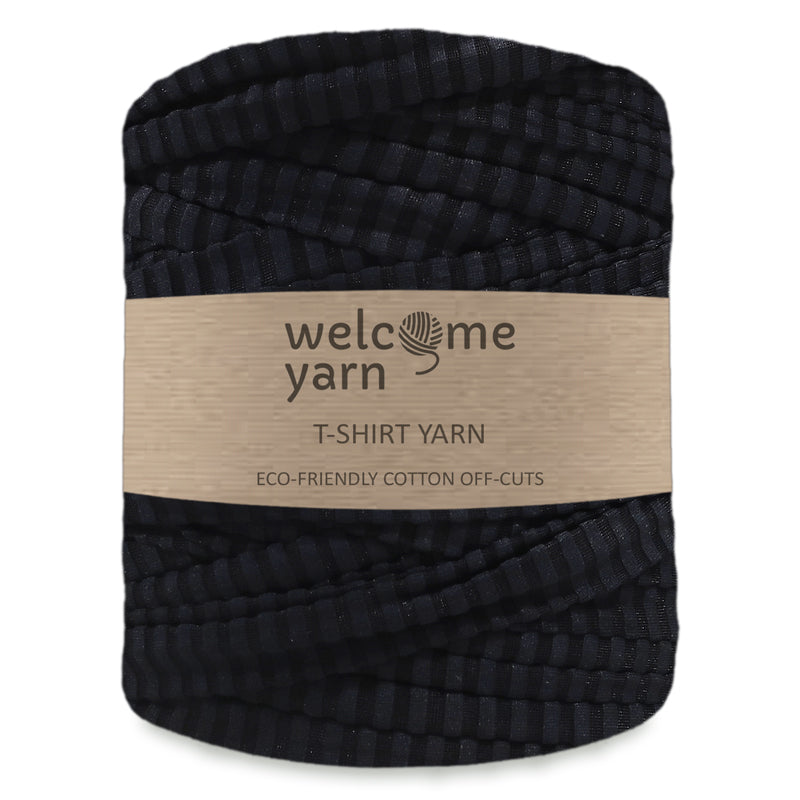 T-shirt Yarn Black Stripes