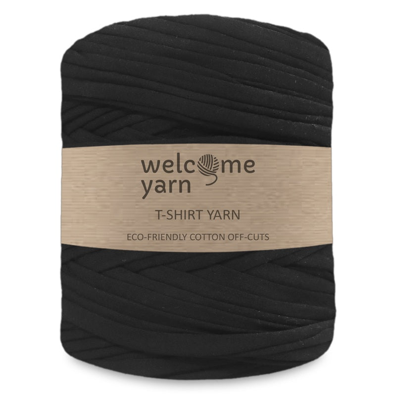 T-shirt Yarn Black - 2nd Quality
