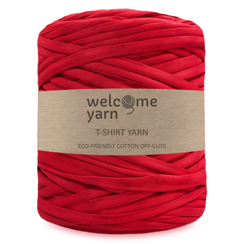 T-shirt Yarn Red - 2nd Quality